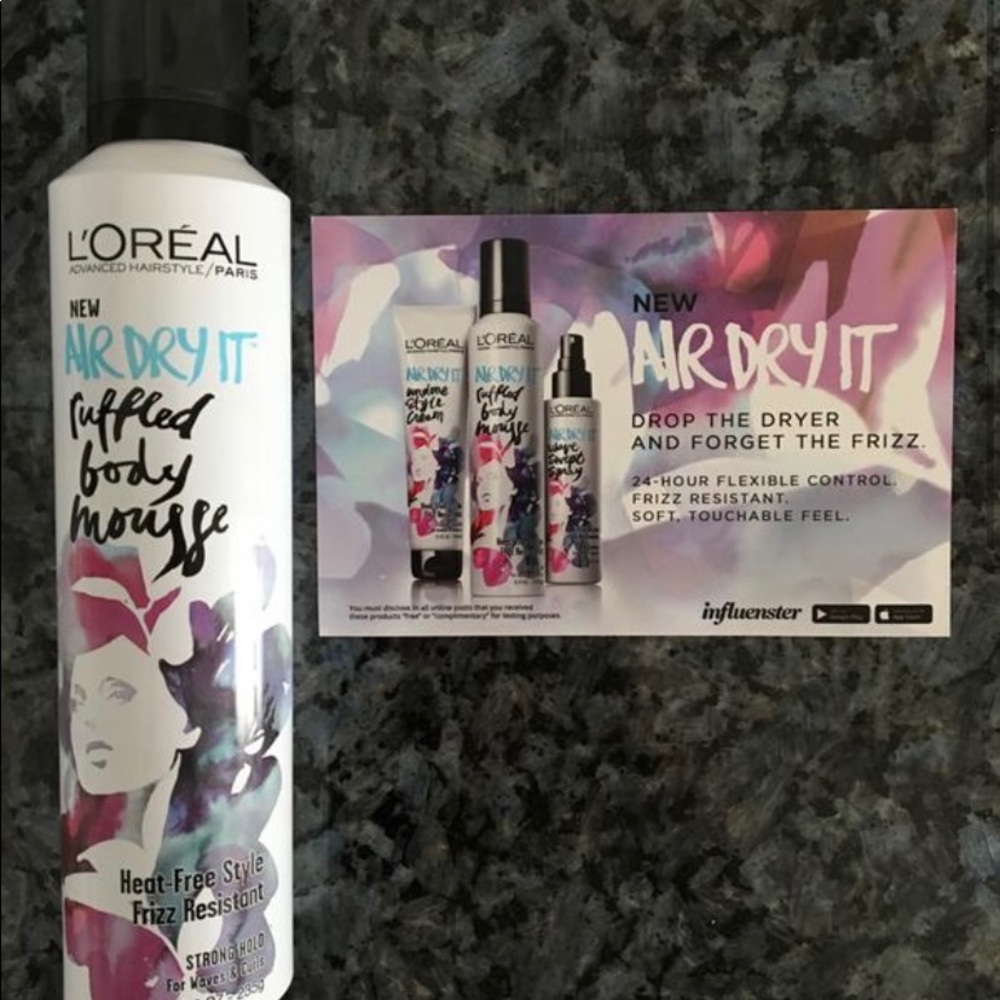 L’Oreal air dry it ruffled body mousse NEW